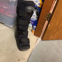 Crutches And Boot 