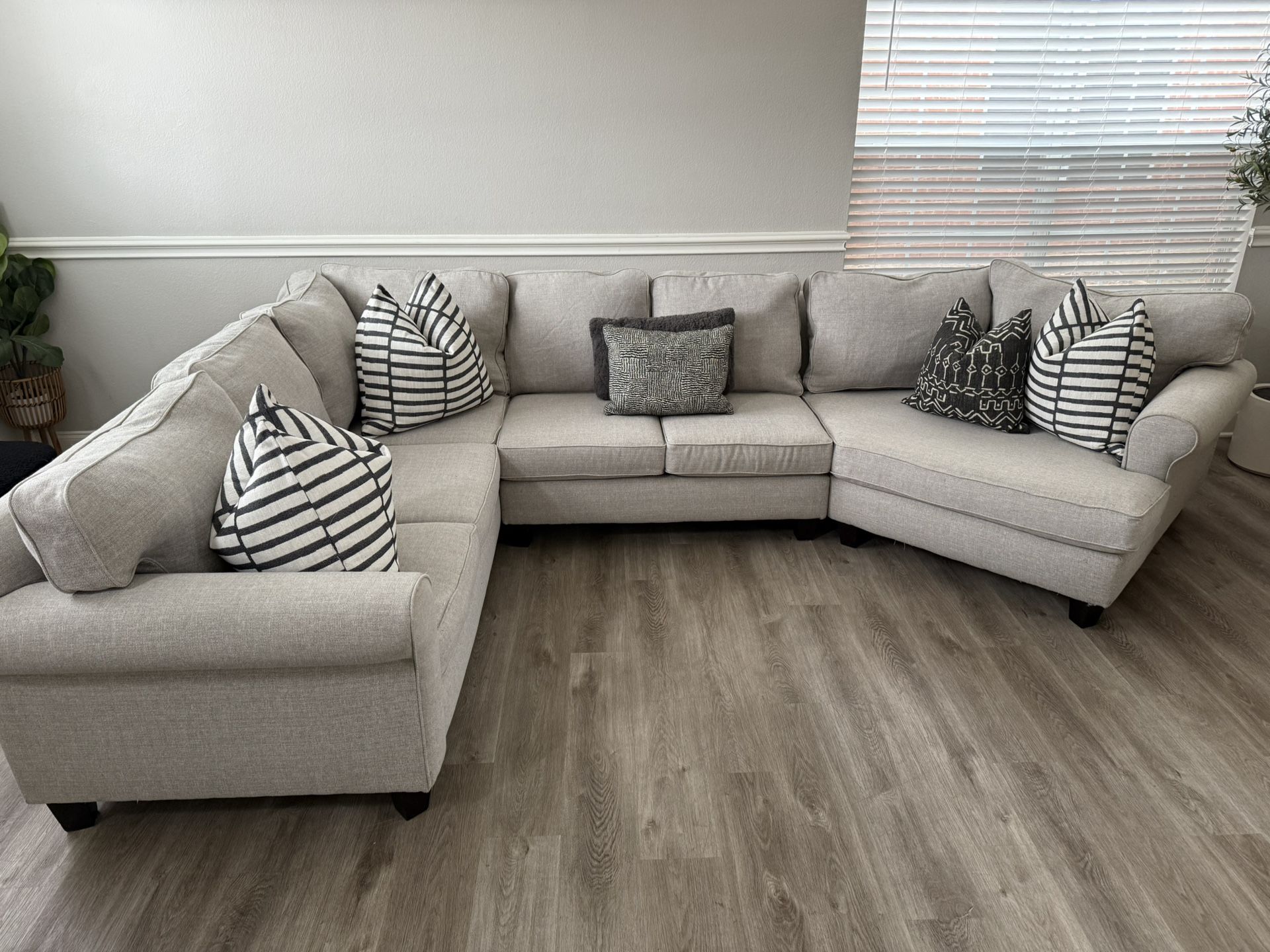 Light Gray Sectional Sofa