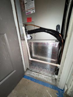 HVAC drain flush