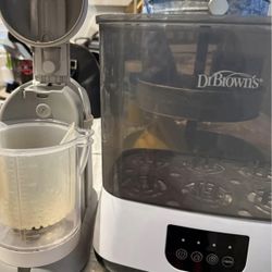 Baby Beaba Food Processor And Dr Brown Bottle Sterilizer