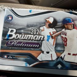 2021 BOWMAN PLATINUM BASEBALL BOX 