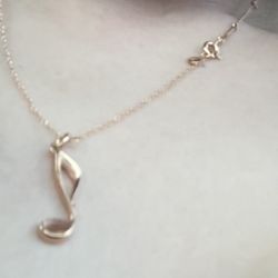 Tiffany and co outlet music note necklace