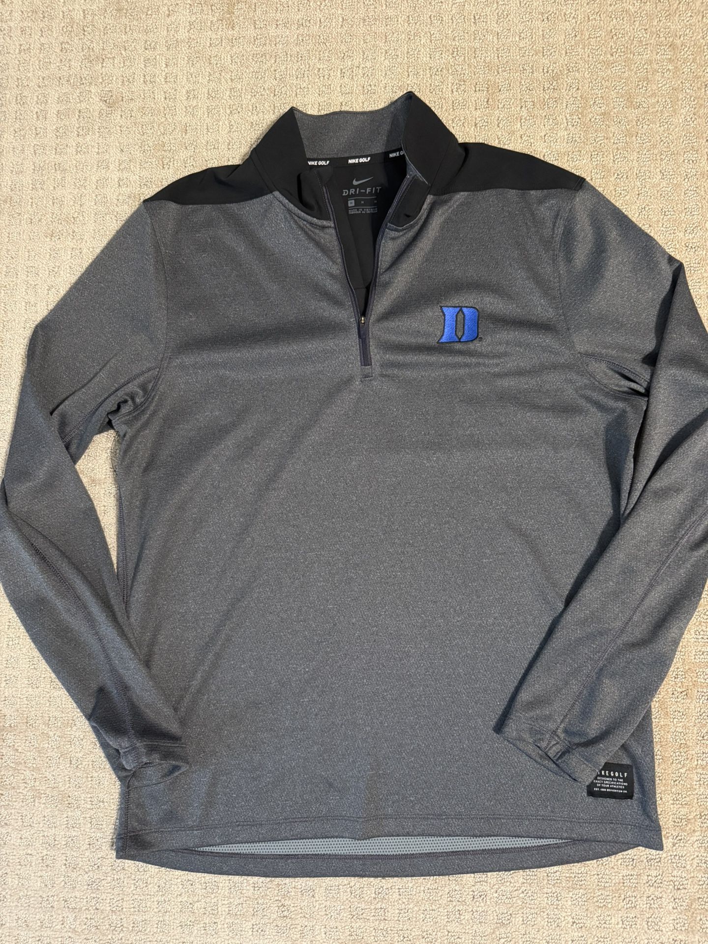 Duke Nike Golf 1/4 Zip Pullover