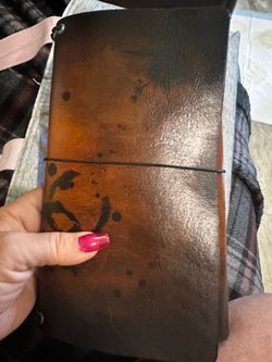 Leather travelers notebook