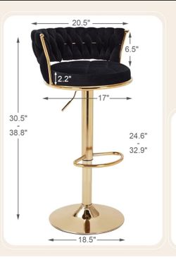 Bar Stool New Open Box Blue