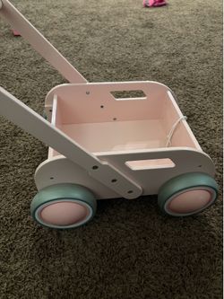 Wooden walker / push cart
