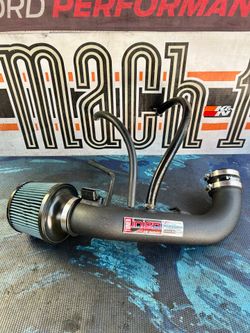 2001-03 Lexus GS430 IS Series Polished Black Short Ram Air Intake System with Blue Filter
