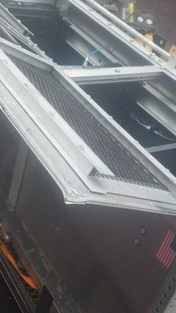 Stainless Steel 6 Foot Tall By 30 Inches Square Box Rolling Box With Vents And Exhaust Fans