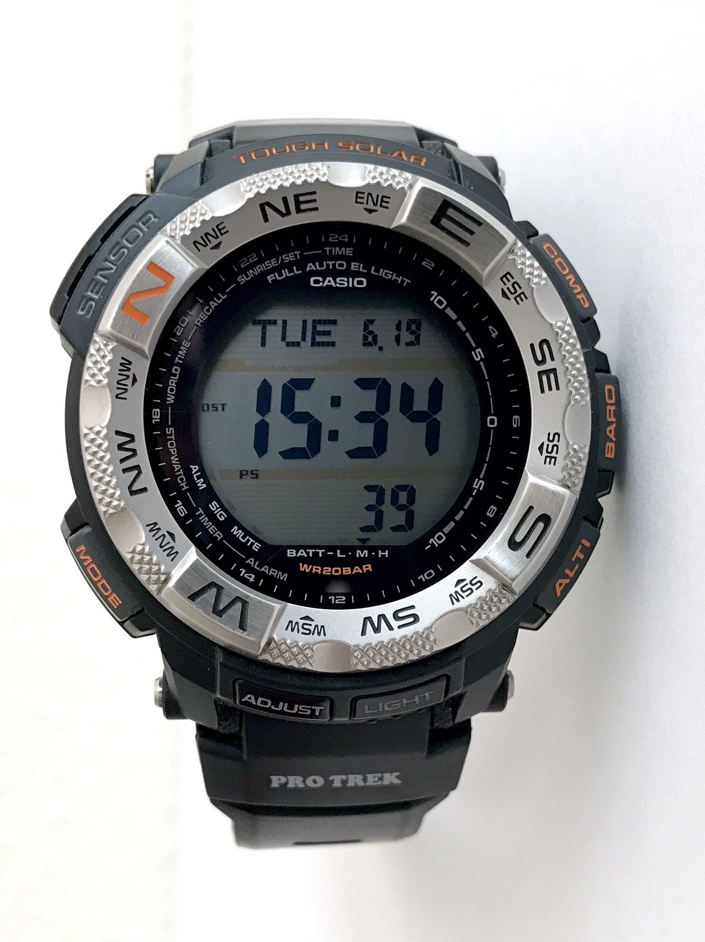 CASIO Solar Pro-Trek PRG260-1 Black Mens’s Watch