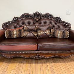 3 Sofas, Coffee Table, And 2 Side Tables 