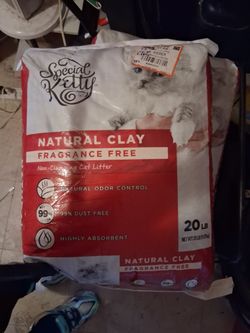 7 bags of special kitty cat litter