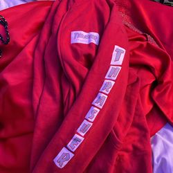 red thrasher hoodie