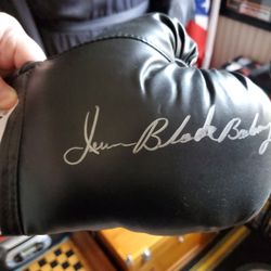Iran Barkley Signed Boxing Glove