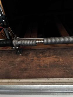 Spring garage door