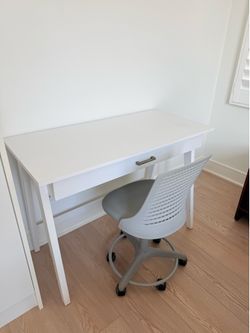 Desk and chair