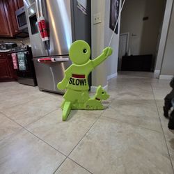 Step Two Slow Safety sign