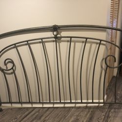 Metal King Bed Frame 