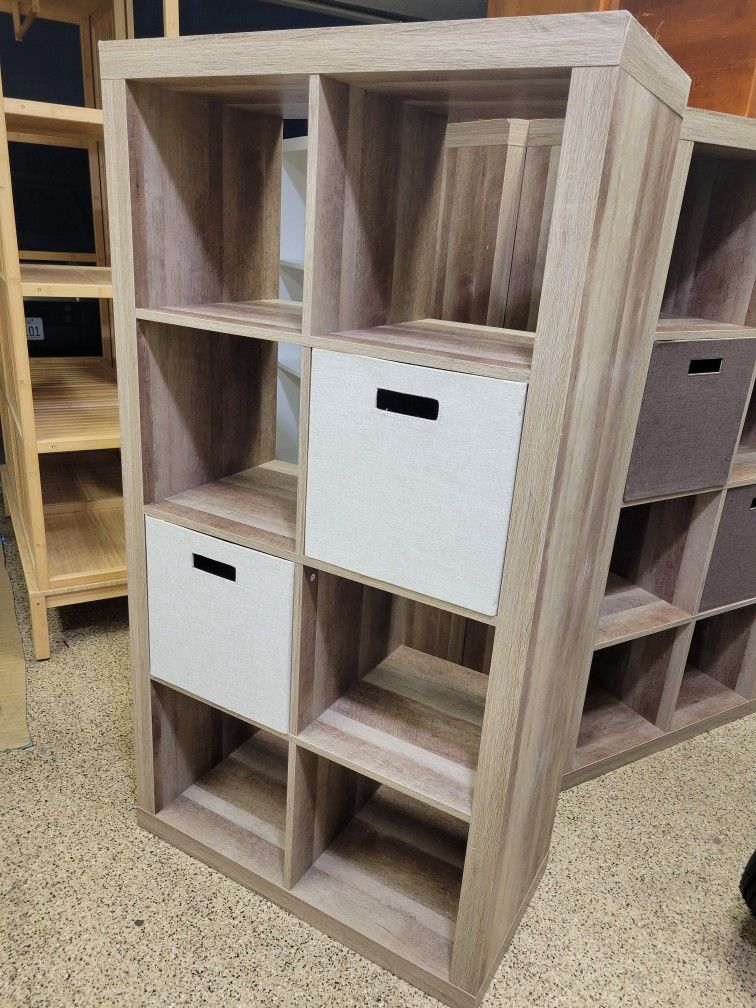 Ikea Kallax 8 Cube Cubbie Bookshelf Bookcase Shelf Shelves Shelving Tv Media Storage Stand Dresser Unit In Brown