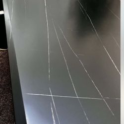 Dining Table Black With Gold 