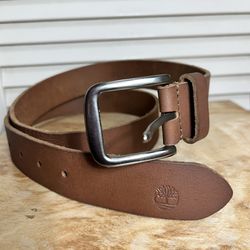 Timberland Women’s Brown Leather Belt, Size 36