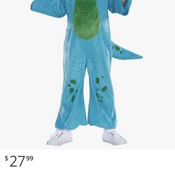 New Blue Dino Kid Child Costume