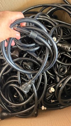 Black Hoses with Fittings – Bulk Lot
