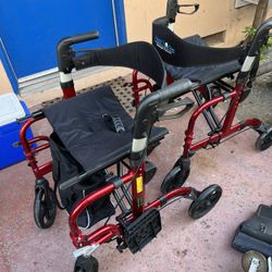 Walker/Wheelchair convertible