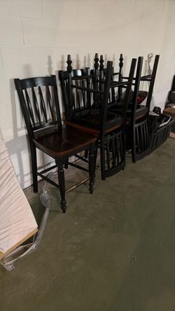 Solid Wood Dining Table with 5 Chairs – Heavy & Sturdy
