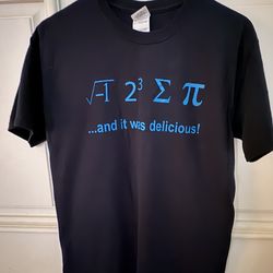 Pi day, March 14 T-shirt, men’s medium worn once