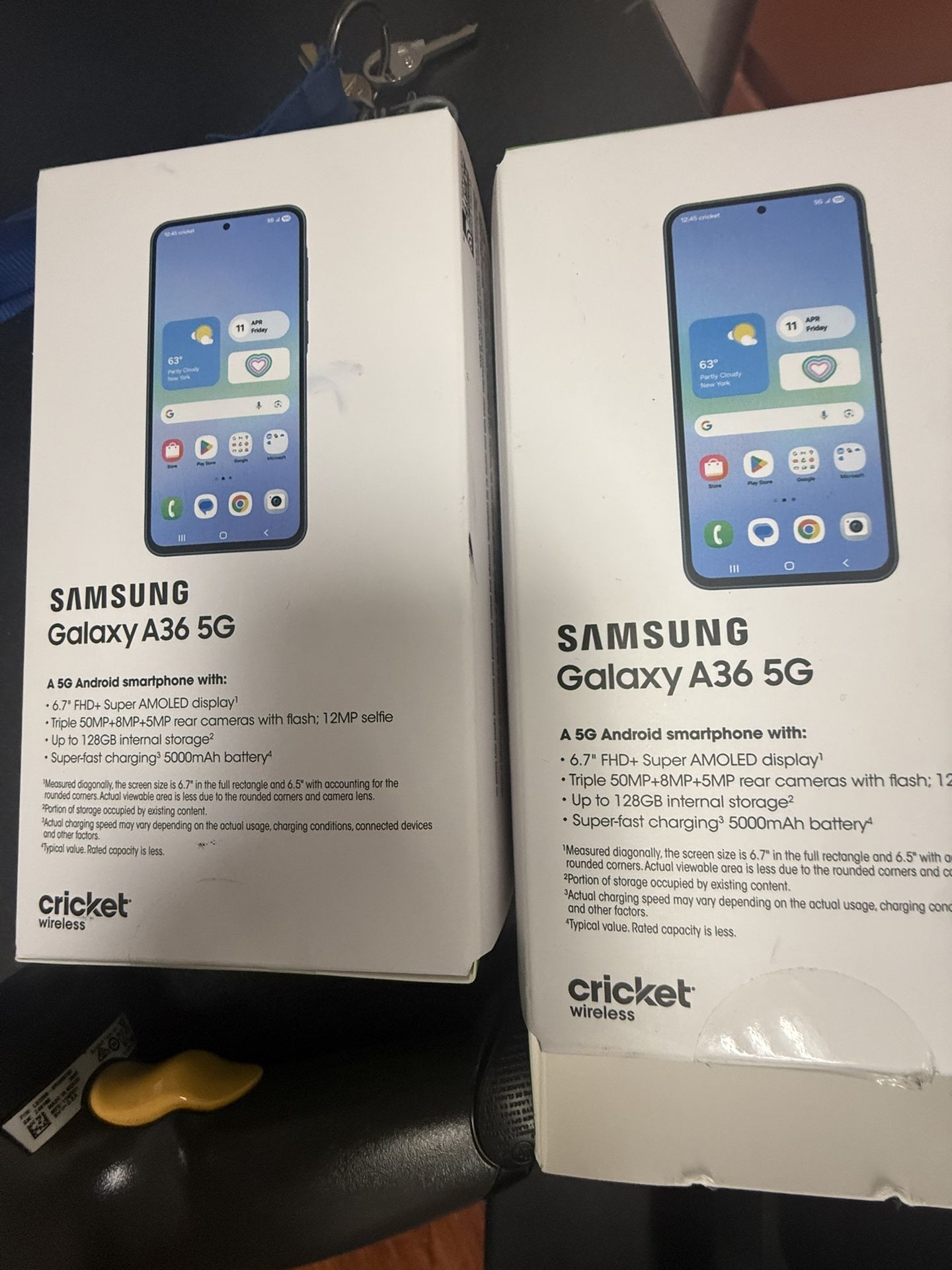 2 Samsung Galaxy A36 for $100