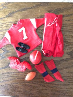 Barbie Ken Doll Vintage Touchdown Football Uniform
