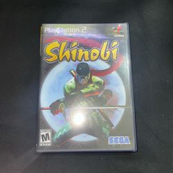 Sony PlayStation 2 Shinobi With Registration Card