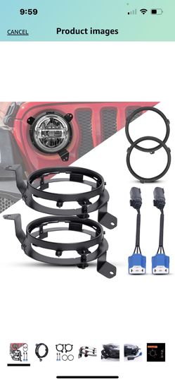 SPL All-directional Adjustment Left & Right Headlight Mounting Brackets