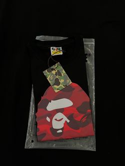 Red Bape shirt SIZE L great quality