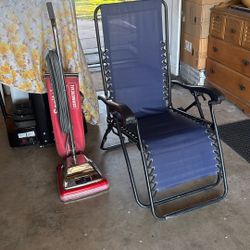 Commercial Vacuum Cleaner, And Lounge Chair