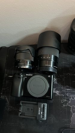 Sony A6000 Mirrorless Camera W/ 2 Lenses