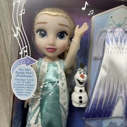 Elsa Frozen Disney Doll Singing 