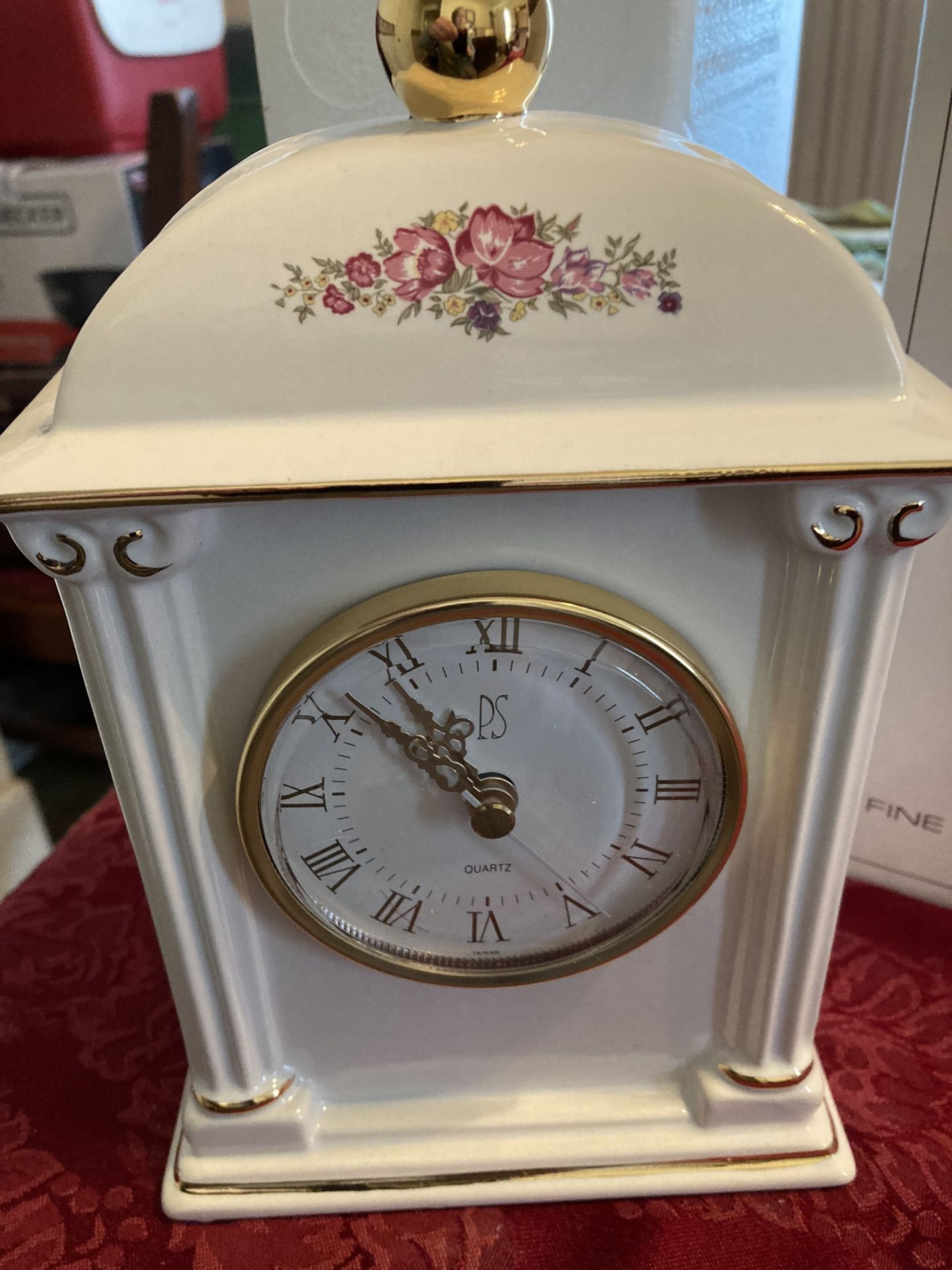 Porcelain Mantle Clock