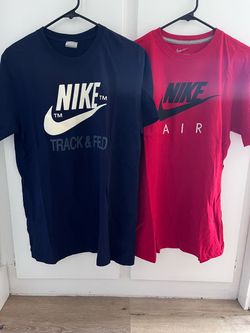 Nike Sportswear Navy Track & Field & Nike Air Niners T-Shirt Bundle Men’s Size Large USED