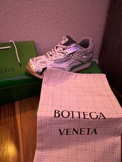 Bottega Veneta Silver Orbit Sneakers