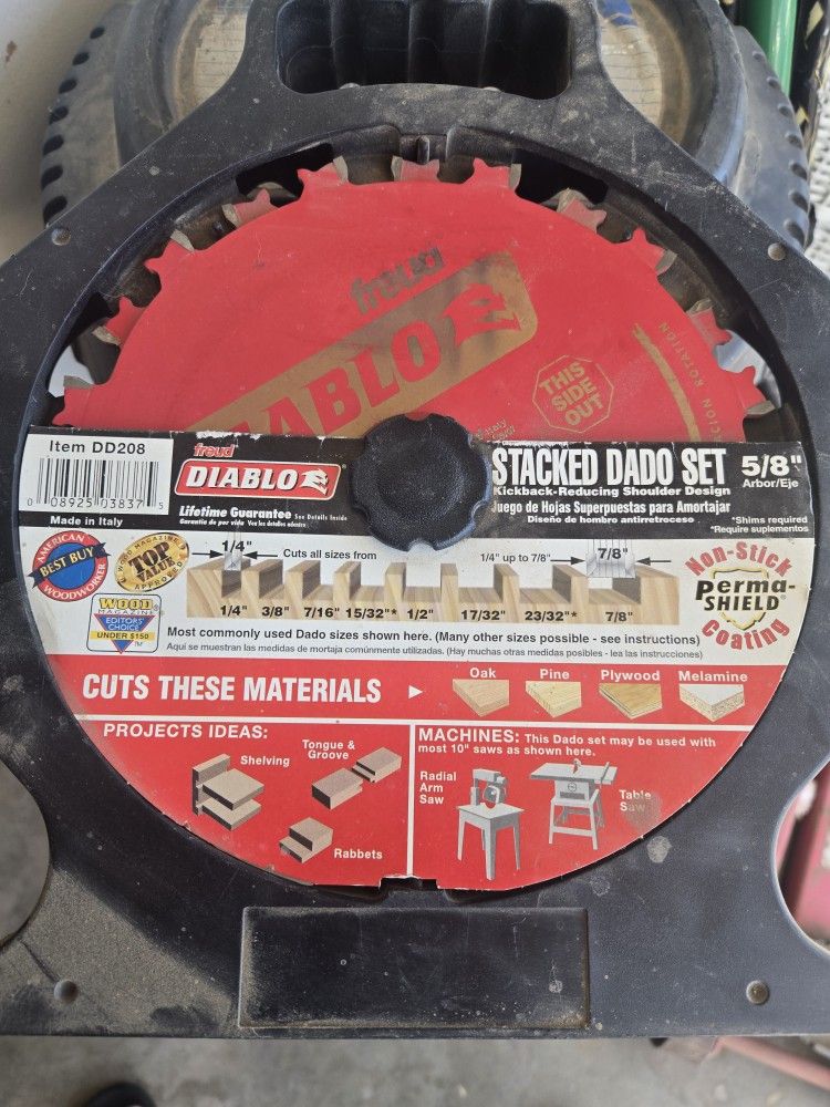 Diablo Dado Blade Set