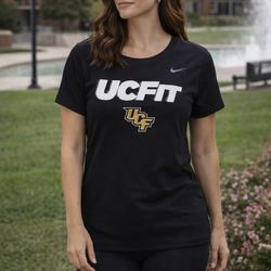 Nike Women’s UCF Dry Fit Shirt Black Size XL EUC