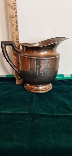 Vintage MM & Co EPNS pitcher.