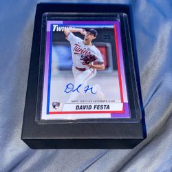2025 Topps Series 2 David Festa RC 1990 35th Anniv On-card Autograph