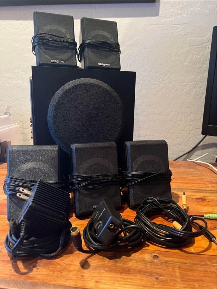 Creative labs Inspire p580-5.1 surround sound system
