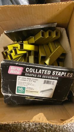 Roofing staples