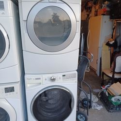 Whirlpool Duet Stackable Washer And Maytag Gas Dryer 