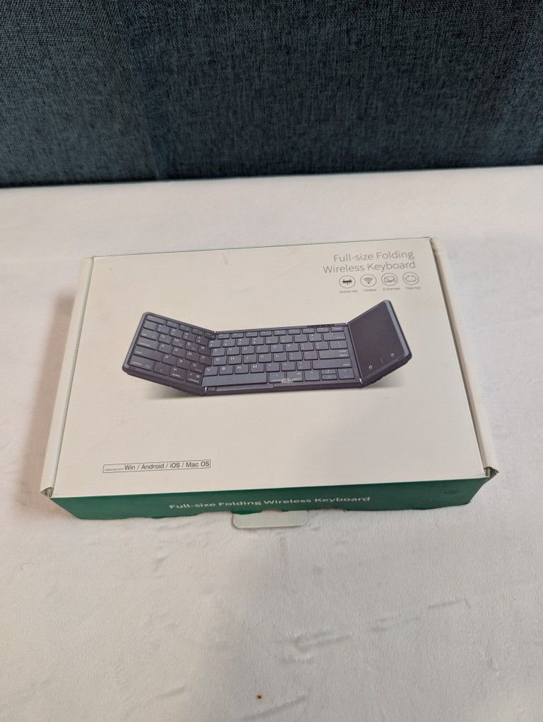 Samsers Full-Size Foldable Bluetooth Keyboard w/ Touchpad - New (Open Box)