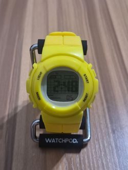 Yellow everyday watch unisex
