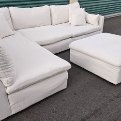FREE DELIVERY!!! Coaster "Hobson" 5pc Modular Couch + Ottoman ($2.6K Retail...60% OFF!!!)